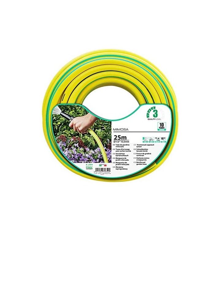 MIMOSA Garden Hose,1/2inx 25m (12.5mm x 25m)