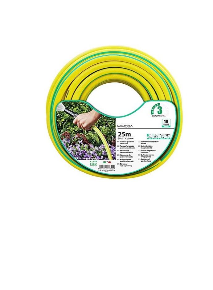 MIMOSA Garden Hose,1/2inx 25m (12.5mm x 25m)