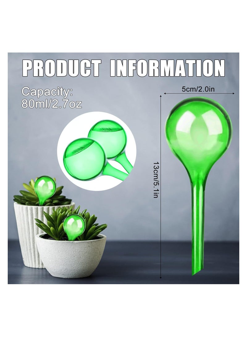 12 Pcs Plant Watering Bulbs Self-Watering Globes Automatic Water Device Balls Vacation Houseplant Plant Pot Bulb Garden Waterer Flower Water Drip Irrigationdevice Spikes Drippers