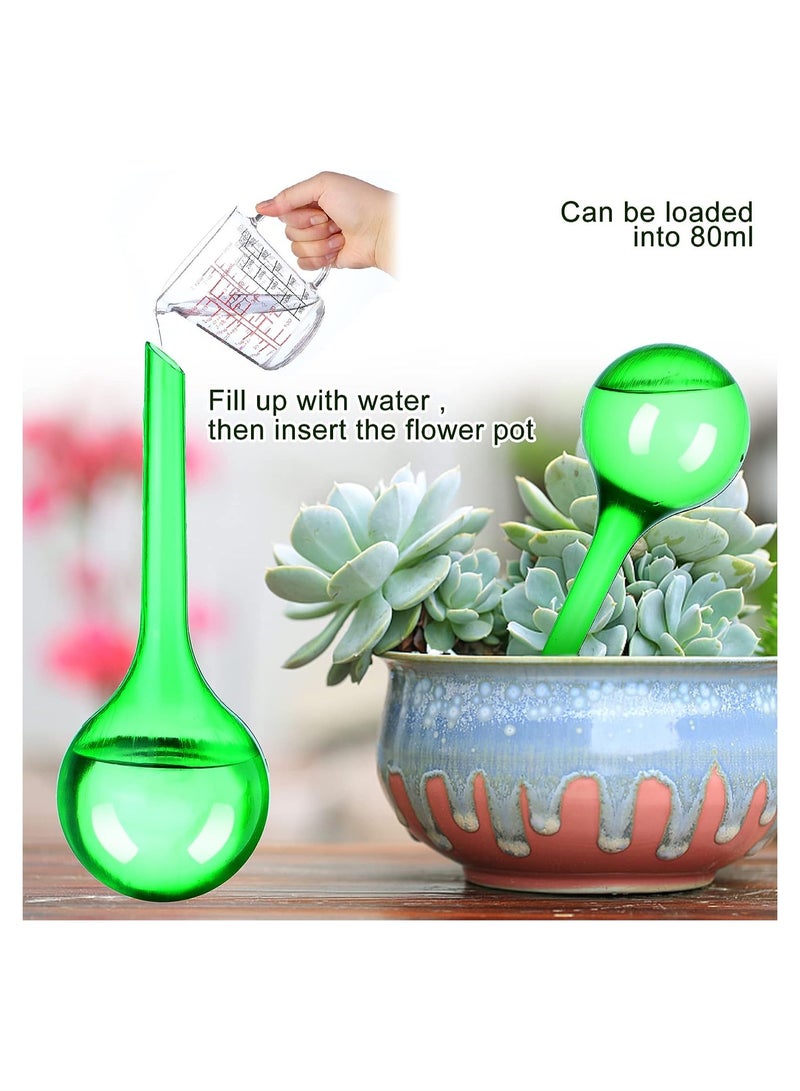 12 Pcs Plant Watering Bulbs Self-Watering Globes Automatic Water Device Balls Vacation Houseplant Plant Pot Bulb Garden Waterer Flower Water Drip Irrigationdevice Spikes Drippers