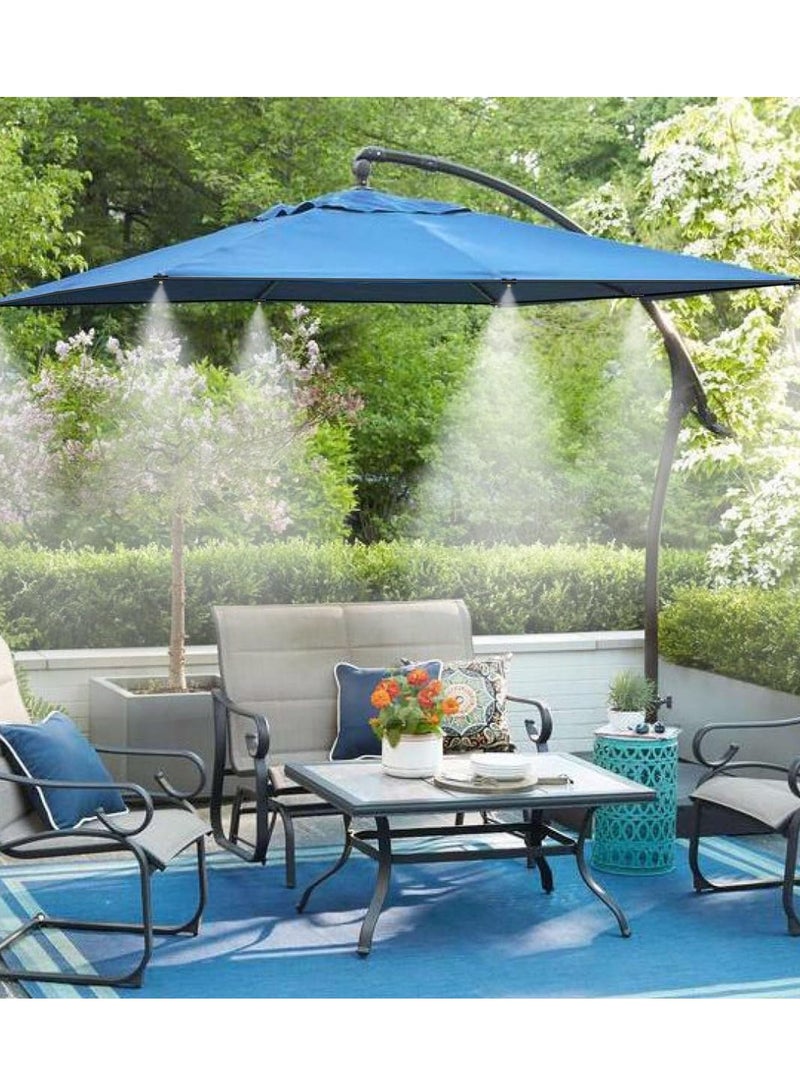 Misting System, 59FT (18M) Misting Line with 20 Brass Mist Nozzles and 3/4