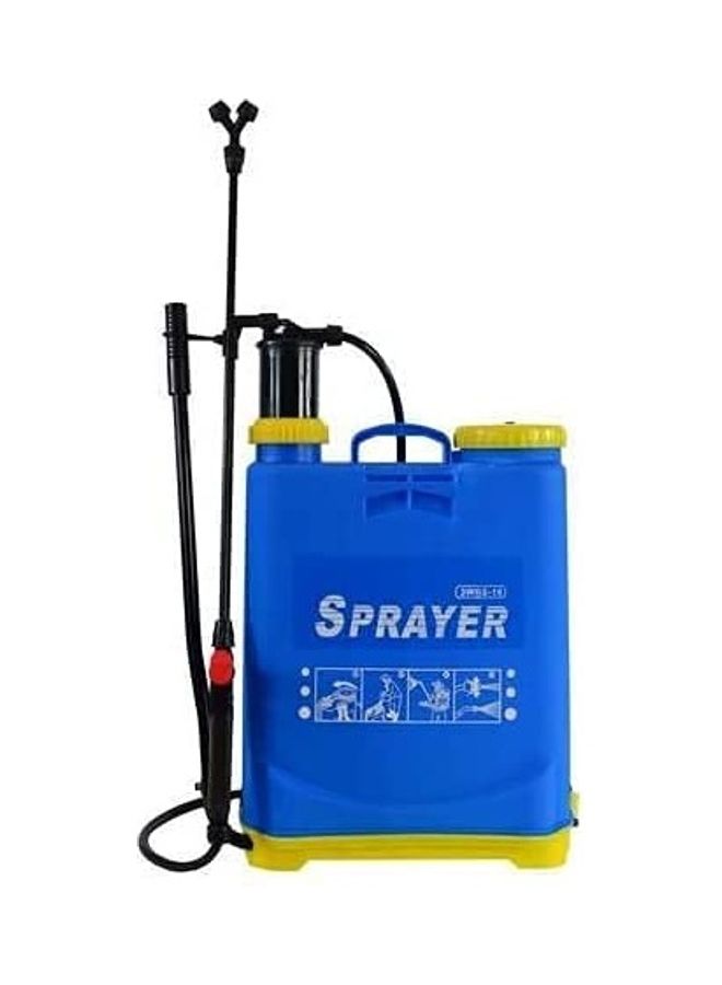 Backpack High Capacity Manual Pressure Sprayer Yellow/Blue 57x48.01x38.10cm