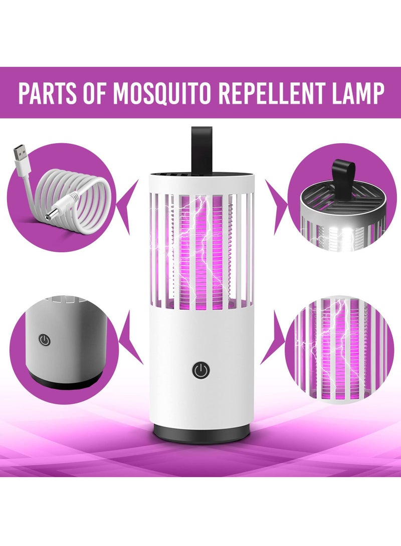 Bug Zapper Electric Mosquito Trap, Effective Suction Killer Lamp, Outdoor Fly Insect for Backyard, Terrace, Home, Indoor, and