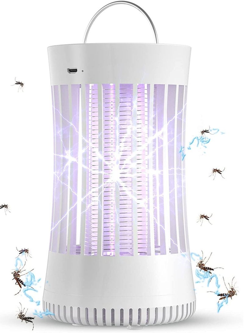 Portable Electronic Rechargeable Mosquito Fly Killer lamp Bug Zapper for Summer Trip Outdoor Camping Patio Home and Garden