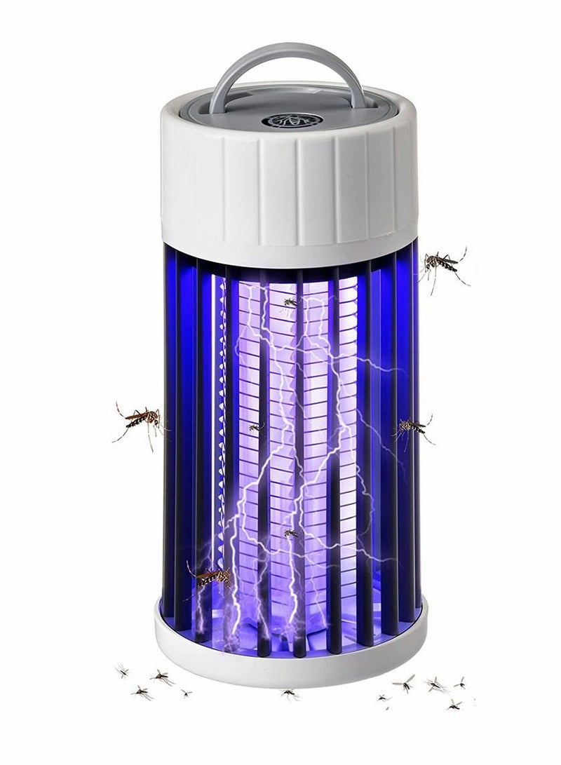 Electric Bug Zapper for Indoor Outdoor, 3000V High Powered UV Light Mosquito Killer, Waterproof Pest Control Insect Fly Trap Equipped USB Cable Home, Patio, Backyard, Camping