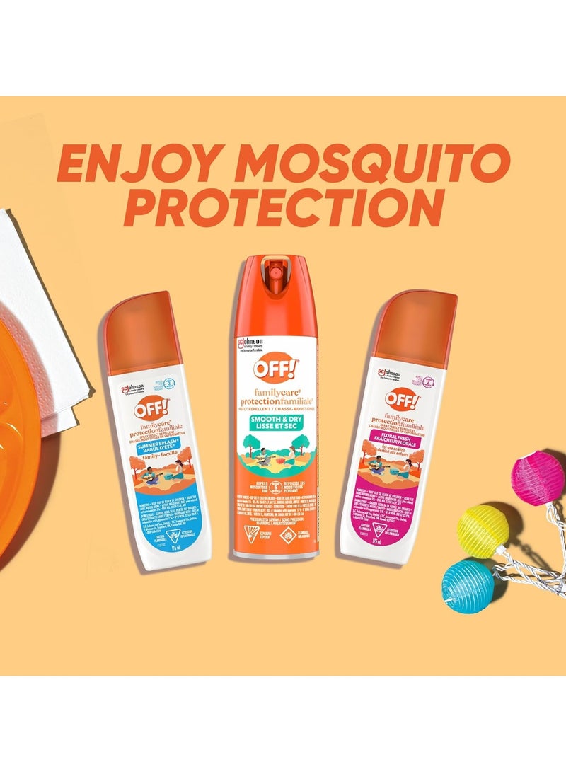 OFF FamilyCare Spray Insect Repellent for Use on Kids, Tropical Fresh Scent, 175ml