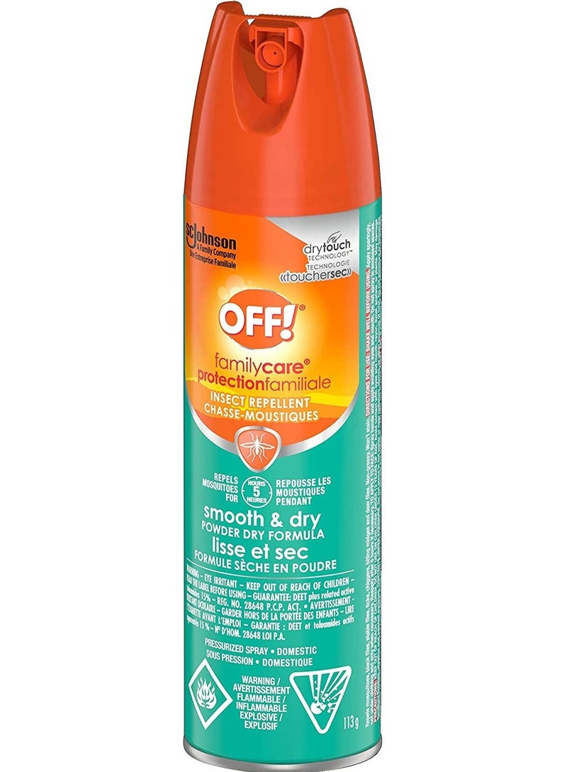 OFF Family Care Insect Repellent Smooth and Dry, 113 g