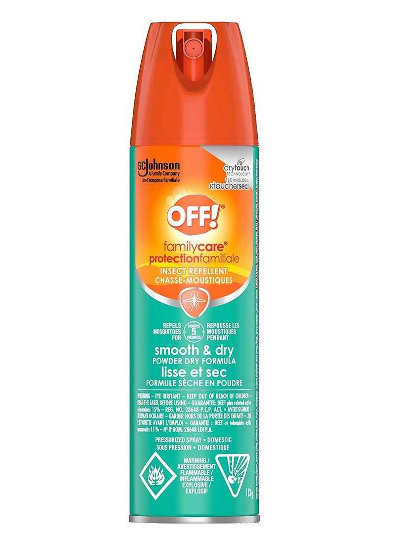 OFF Family Care Insect Repellent Smooth and Dry, 113 g