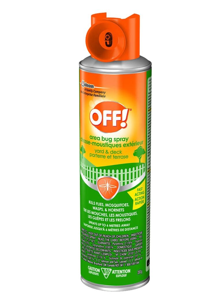 Area Bug Spray Yard and Deck Mosquito Insect Repellent 350 g