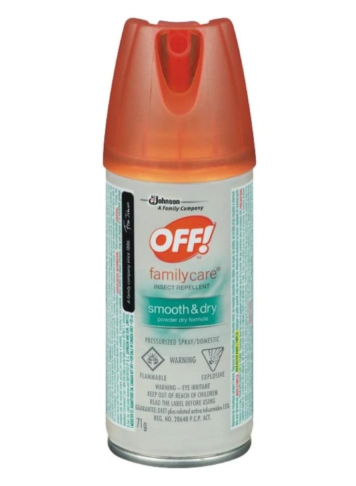 Mosquito repellent Family Care, Smooth and Dry 71 g