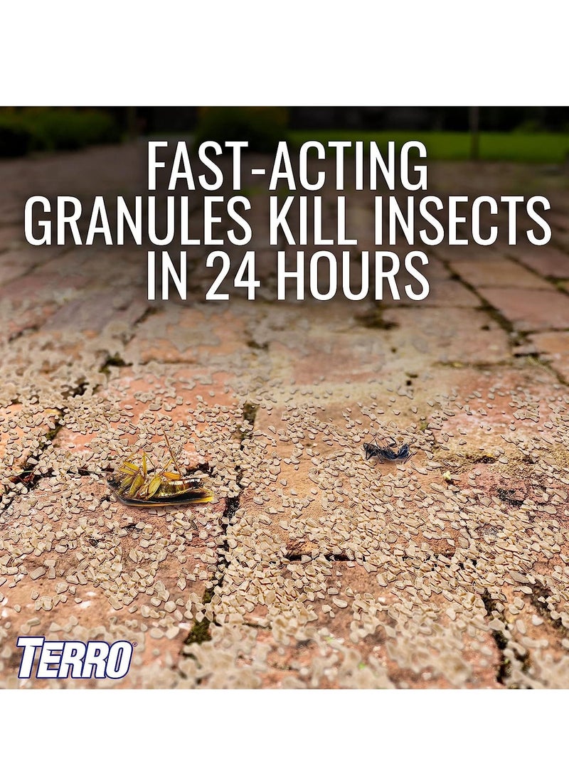 TERRO T901-6 Ant Killer Plus Multi-Purpose Insect Control for Outdoors - Kills Fire Ants, Fleas, Cockroaches, and Other Crawling Insects - 3lb