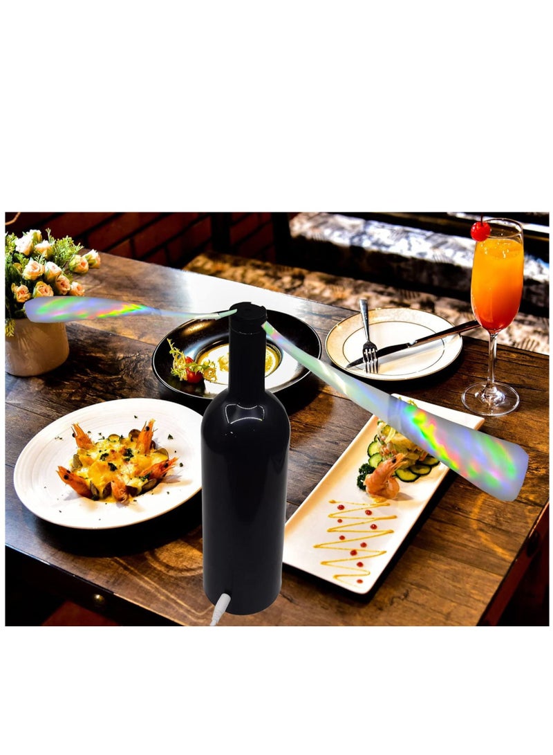 Fly Fans for Tables, USB Powered Picnic Table Fan Food, Portable ortable Automation Food Restaurant Party Home, Mini-Blade Drive