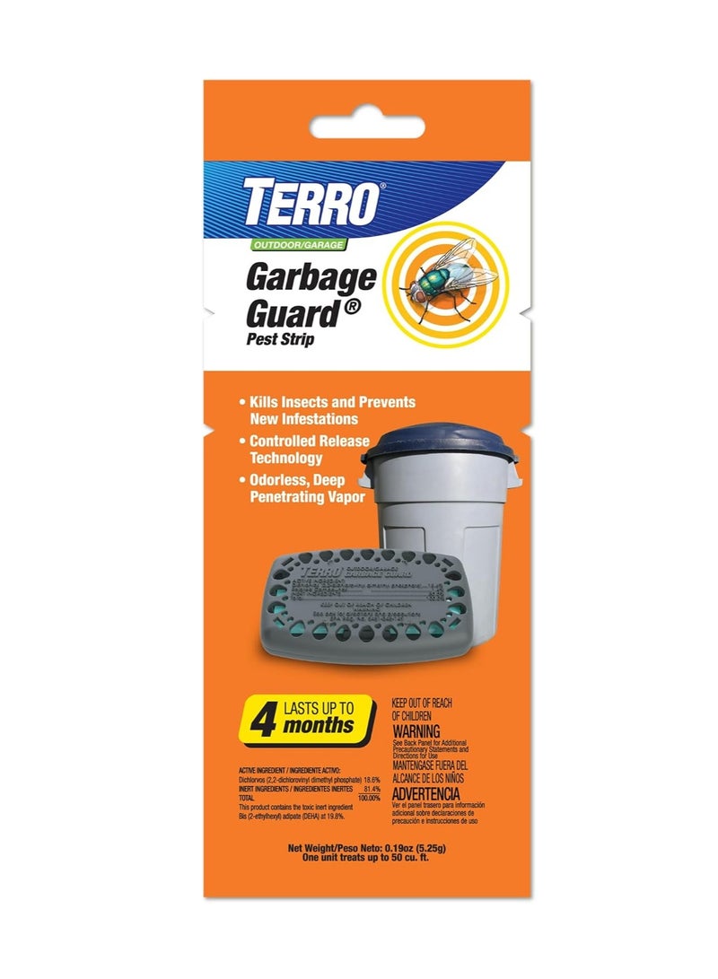 TERRO T800 Garbage Guard Trash Can Insect Killer - Kills Flies, Maggots, Roaches, Beetles, and Other Insects