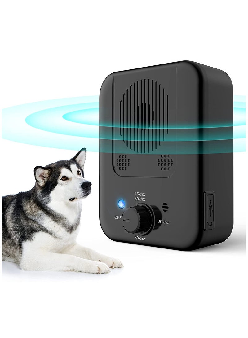 Dog Anti Barking Device, 3 Frequencies Sensitivities Auto Dog Barking Deterrent Devices,33FT Dog Barking Control,Ultrasonic Stop Dogs Barking Pet Gentle Anti Barking Device Dogs Training