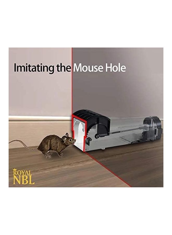 3-Piece Mouse Trap Bundle Set Black 30cm