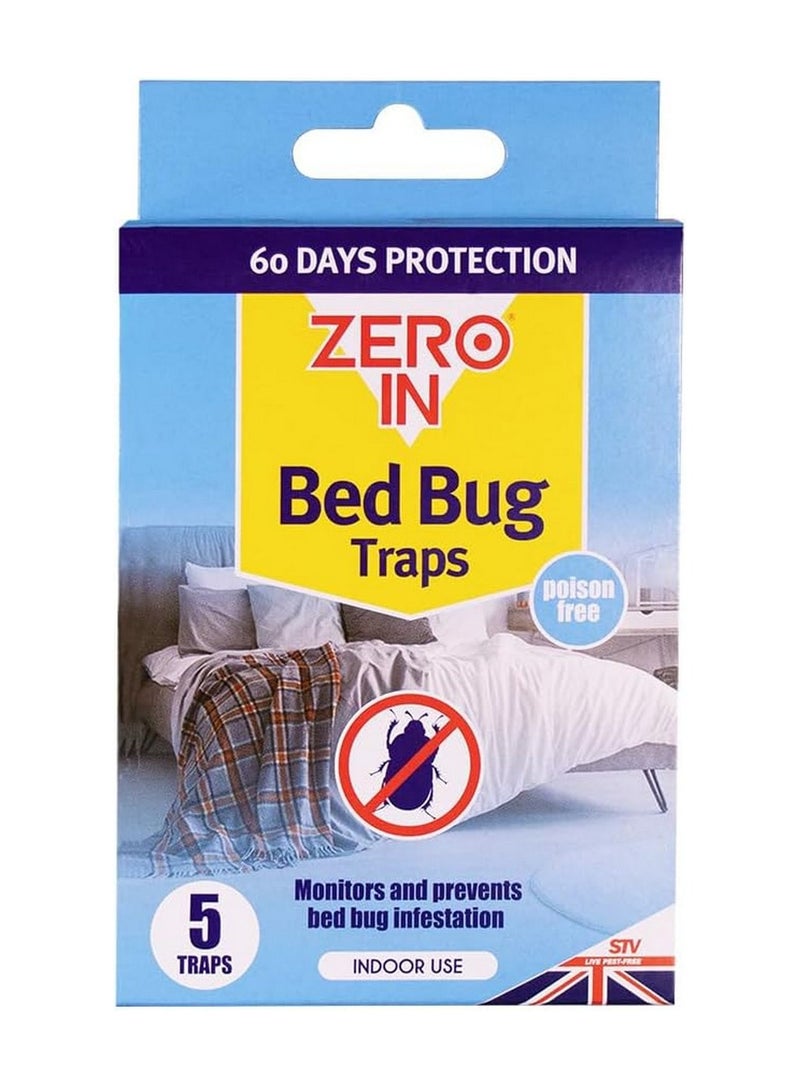 Zero In Bed Bug Trap 5 Traps