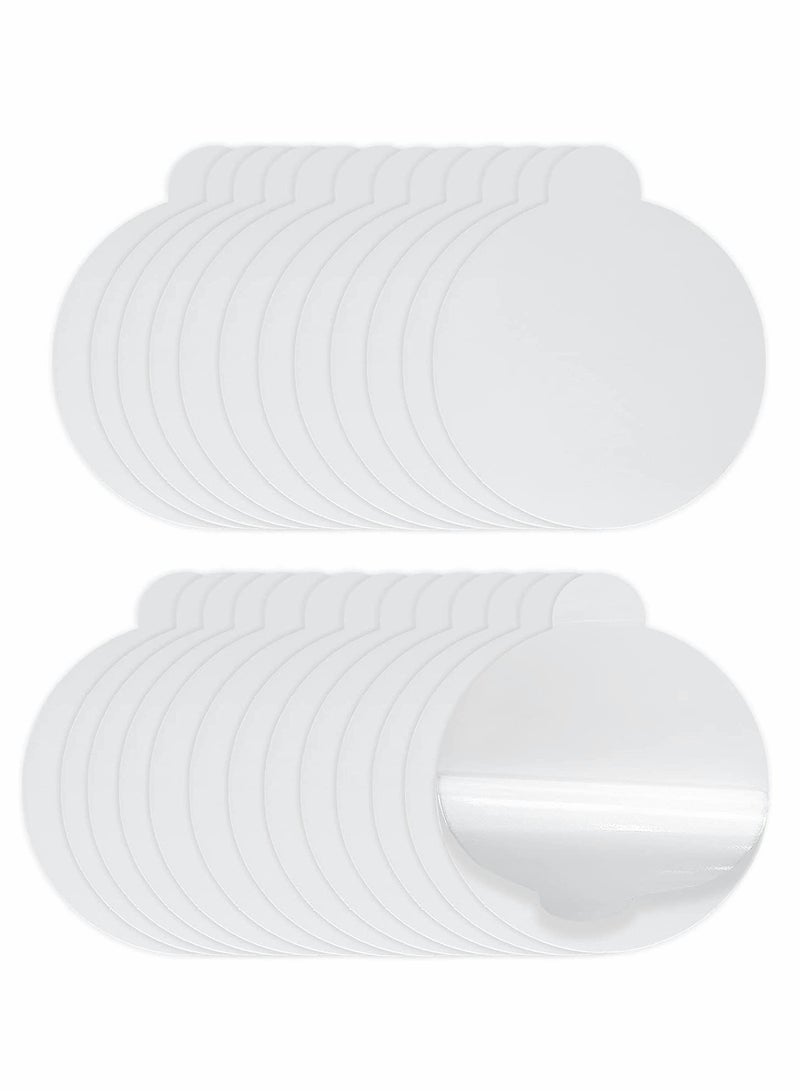 Fly Glue Boards 4.1 Inches Mosquito Trap Glue Board Sticky Refillable Glue Board for Insect Trap Glue Pads for Indoor Outdoor Fly Mosquito Lamp Catcher Replacement(24 Pcs)
