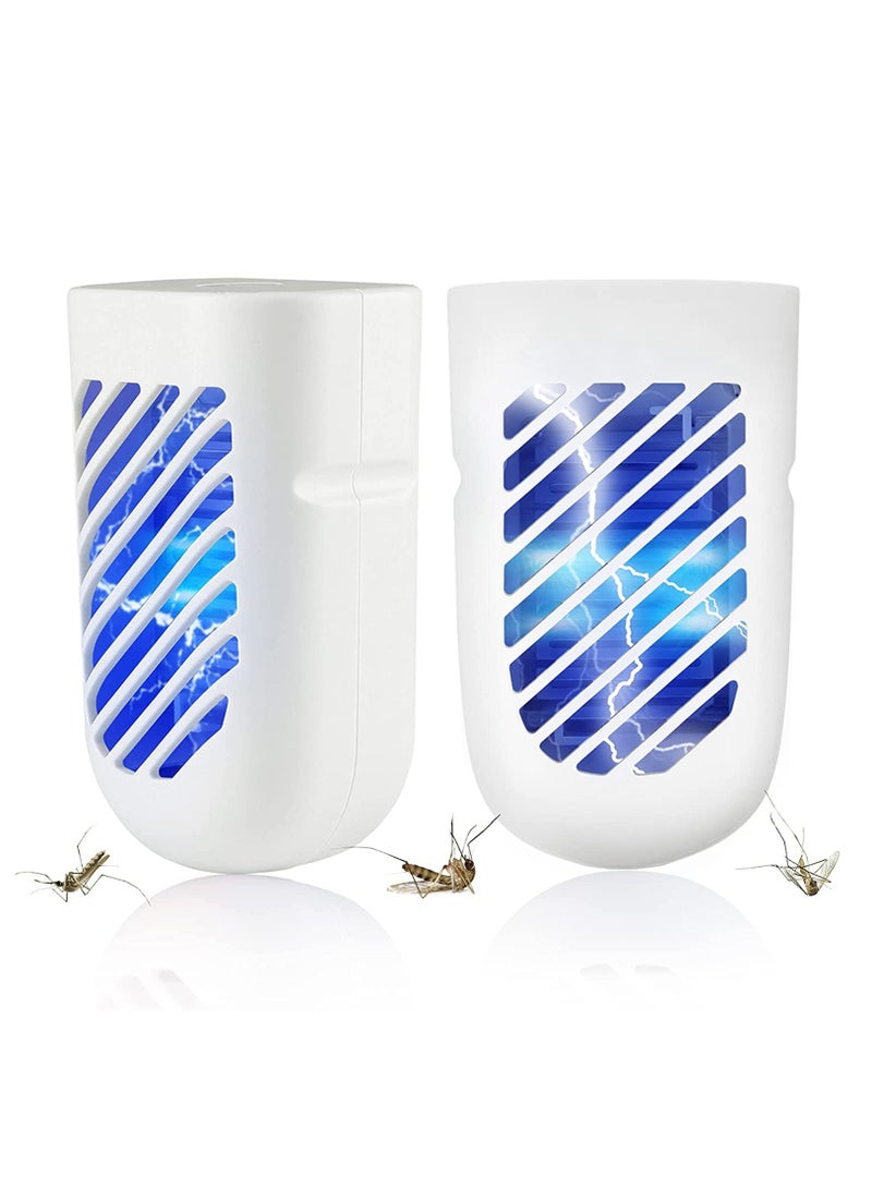 Electronic Fly Bug Zapper, Fly and Insect Killer, Mosquito, Moth, Wasp, Fruit fly catchers for the home indoor plug in, Powerful Fly Zapper with UV Light