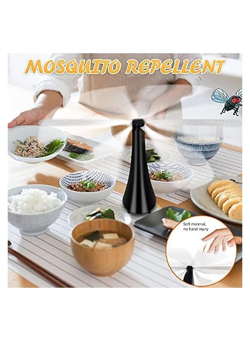 Fly Fans for Tables, Ultra-Silent Fly Repellent Mosquito Repellent Fan,Lightweight Eco-Friendly for Outdoor Picnic Camping Meal Home Hotel, Outdoor Dinner, Party, BBQ, Keep Flies Bug Away Tables