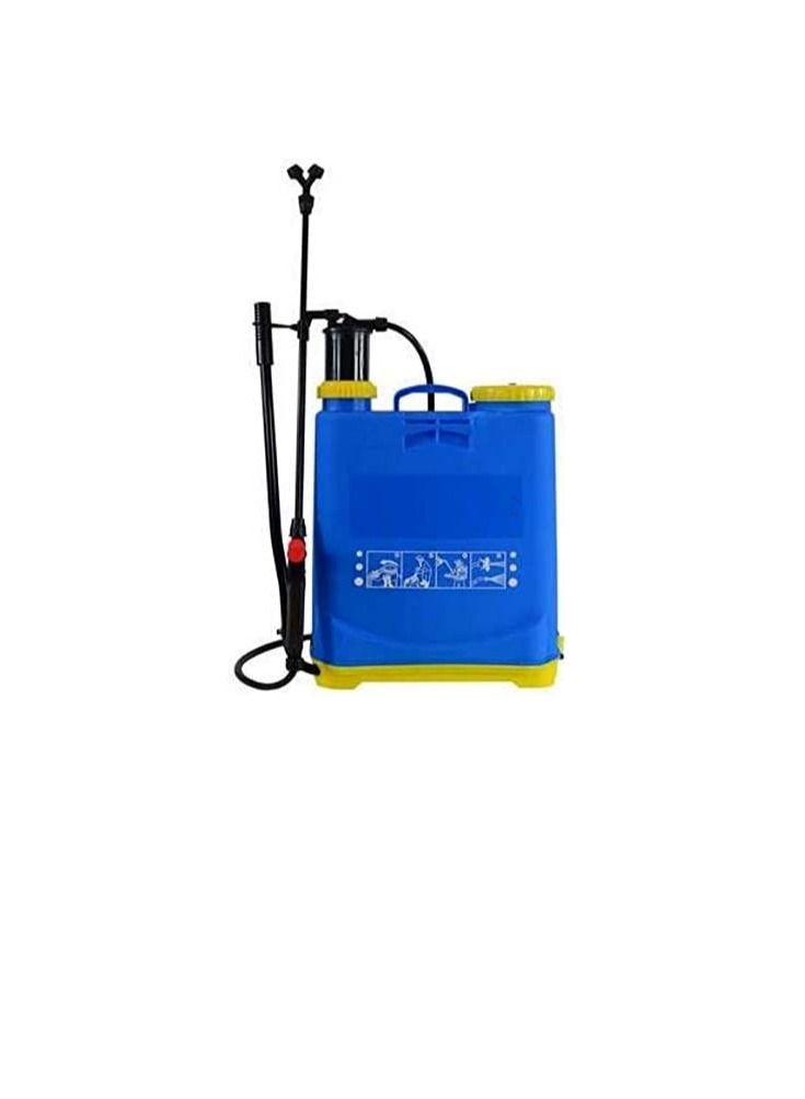 Knapsack Pump Pressure Sprayer with Lance and 4 Spray Nozzles, Ergonomic Back Section, Manual Hand Pump Sprayer for Garden Lawn Yard Farm, Garden Weed Killer Sprayer 20 Ltr