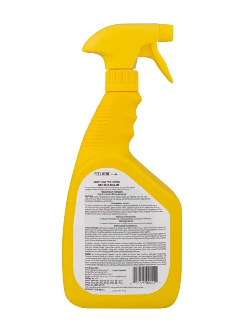 HARRIS Bed Bug Killer Spray 32 Fl Oz