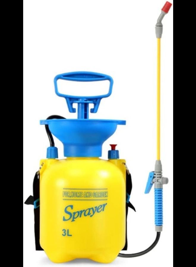 Garden Sprayer Pump Pressure Spray Bottle Watering Can with Shoulder Strap