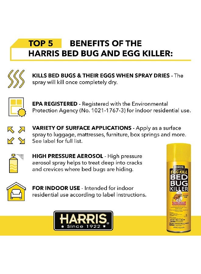 Harris Egg Kill Bed Bug Killer 16OZ