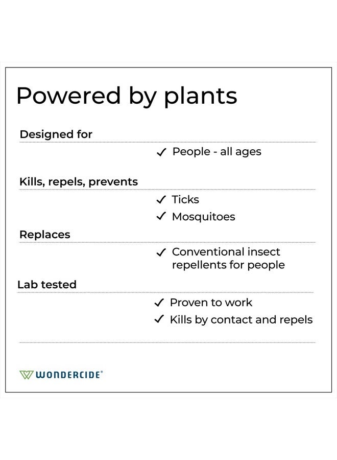 Mosquito, Tick, Fly, and Insect Repellent with Natural Essential Oils - DEET-Free Bug Spray and Killer - Safe for Family - Lemongrass 2-Pack of 4 oz Bottle