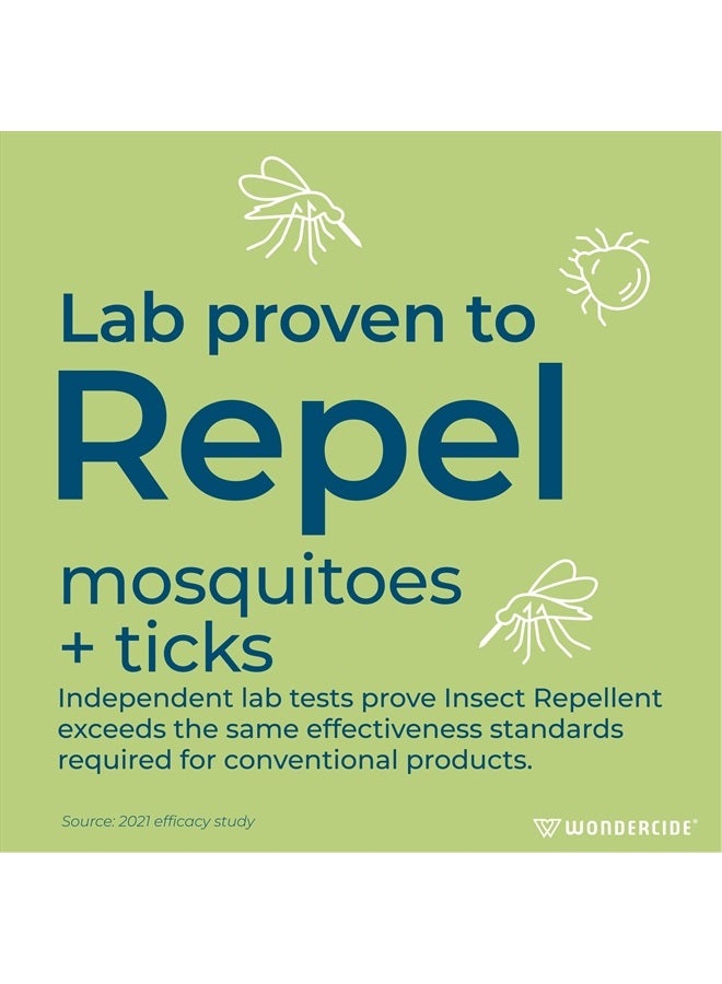 Mosquito, Tick, Fly, and Insect Repellent with Natural Essential Oils - DEET-Free Bug Spray and Killer - Safe for Family - Lemongrass 2-Pack of 4 oz Bottle