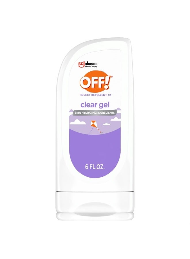 Clean Feel Insect Repellent Clear Gel with 20% Picaridin, Bug Repellent with Long Lasting Protection from Mosquitoes, Hydrating, 6 oz