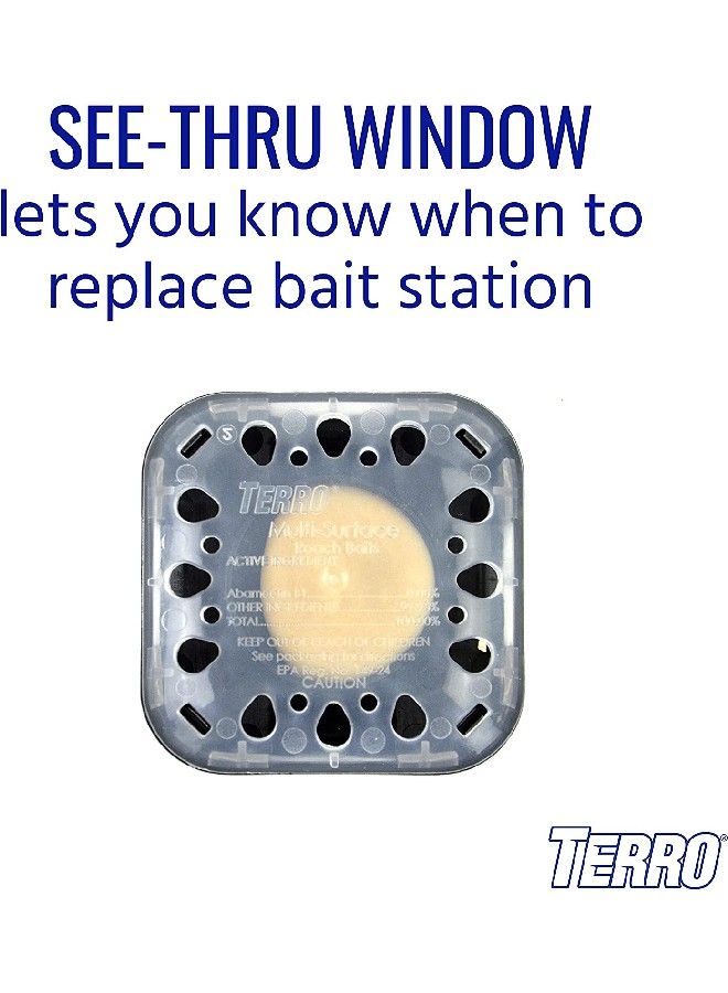 Terro Roach Bait 6-Pack: Fast-Acting Pest Control Solution for Roaches, highly effective on roaches, Insect Activity
