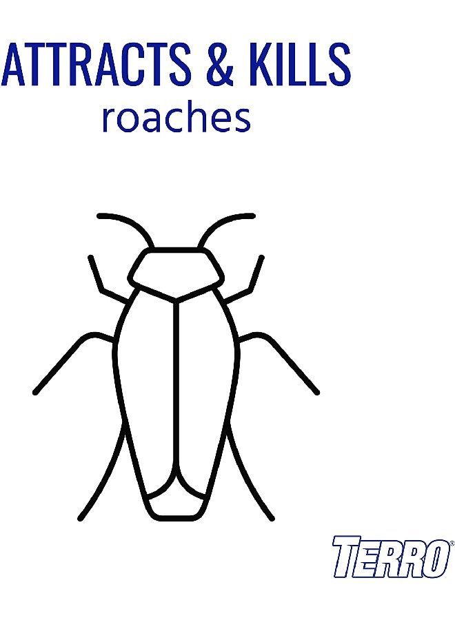 Terro Roach Bait 6-Pack: Fast-Acting Pest Control Solution for Roaches, highly effective on roaches, Insect Activity