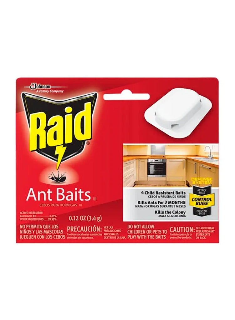 Raid Ant Bait Pack of 4