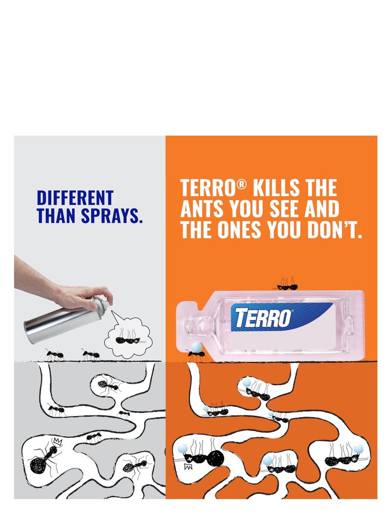 TERRO T300B Liquid Ant Killer, 12 Bait Stations