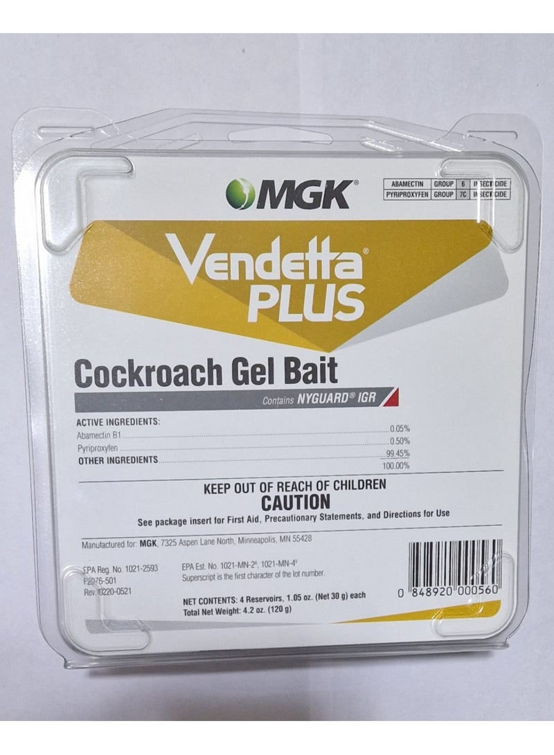 Vendetta Plus Cockroach gel 4 tubes 4x30g