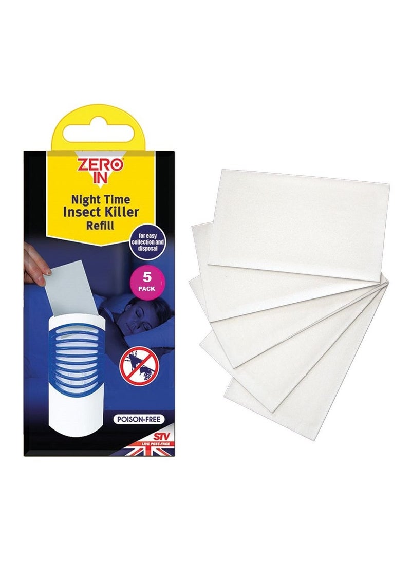 Zero In Night Time Insect Killer Refills 5 Pack