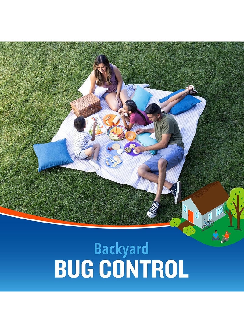 Backyard Bug Control Spray Concentrate, Mosquito Repellent, Kills Mosquitoes, Fleas & Listed Ants, 32 fl Ounce