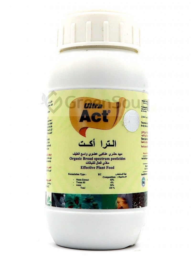 Ultra Act organic Based Pesticide Effective for Plants 250ml Against Aphids, Sucking Insects, Red Mites Broad Mites