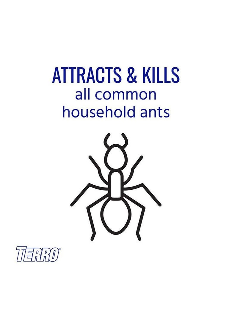 Terro Liquid Ant Baits, Kill Common Household Insects, Pre-Filled & Ready To Use, 6 Bait Stations.