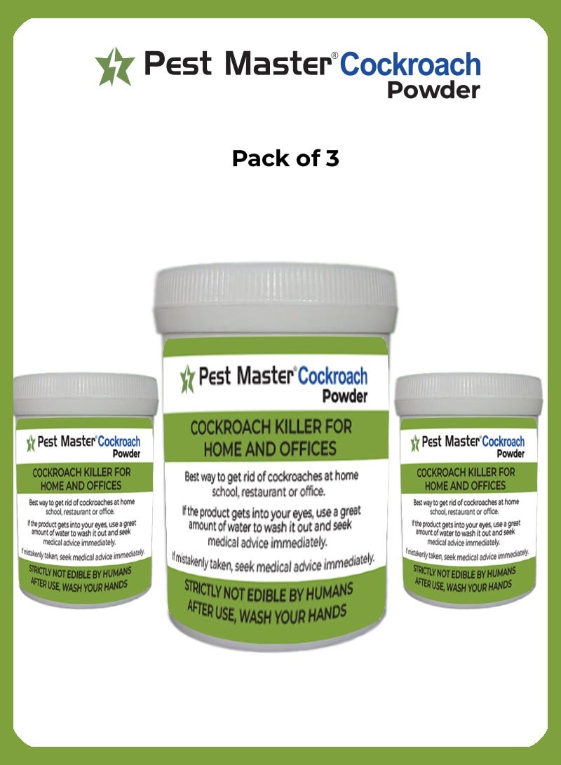 Cockroach Powder Keeping Your Home Roach-Free Pack Of 3