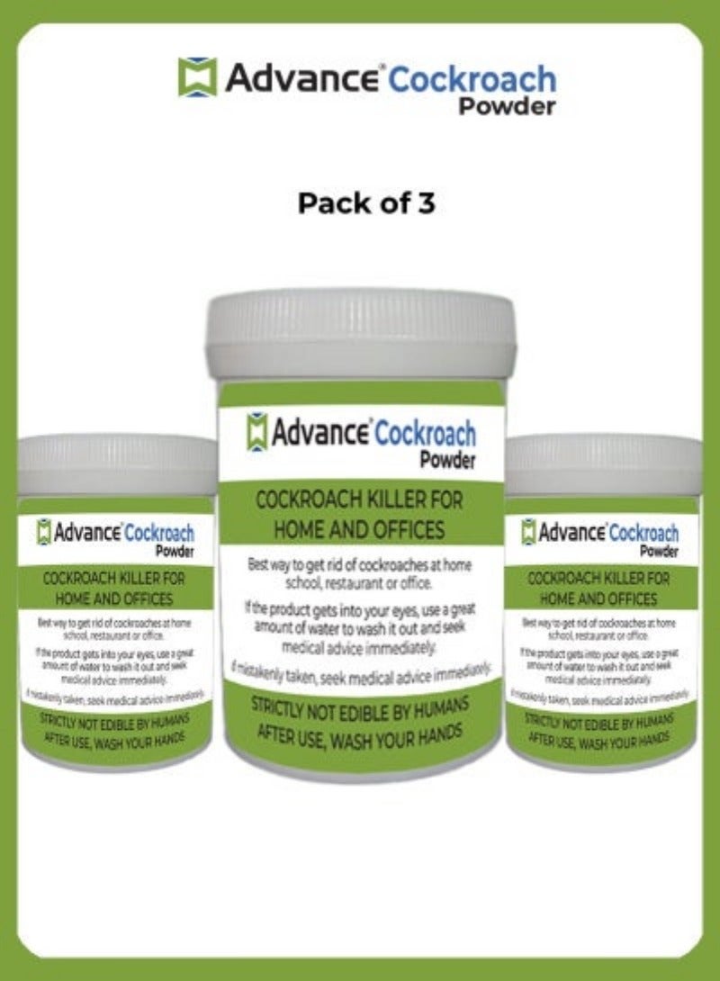 Cockroach Powder Say No to Roach Nuisances Pack Of 3