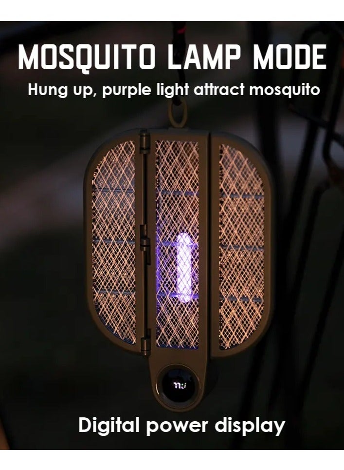 Folding Electronic Mosquito, Mosquito Killer Machine Racket bat for Home with UV lamp Trap with Intelligent Light Control.