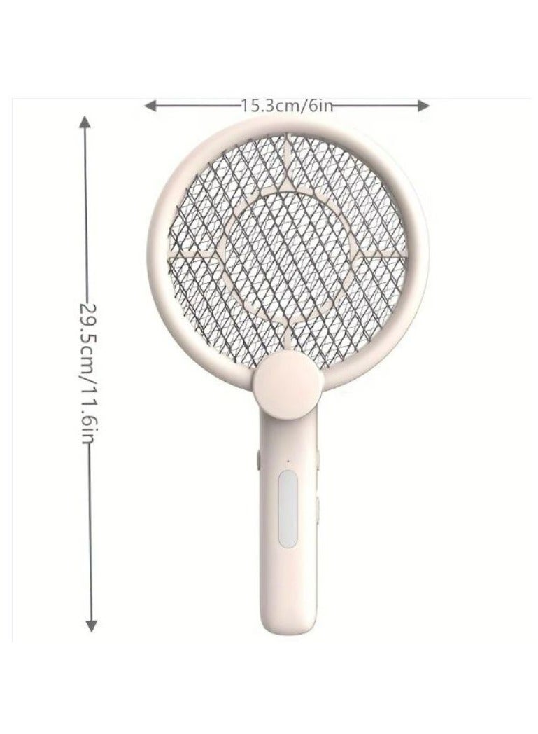 Electric Fly Swatte Bug Zapper Racket 2 In 1 Fly Swatter With 300mAh Battery Rechargeable Mosquito Repellent Lamp For Indoor And Outdoor