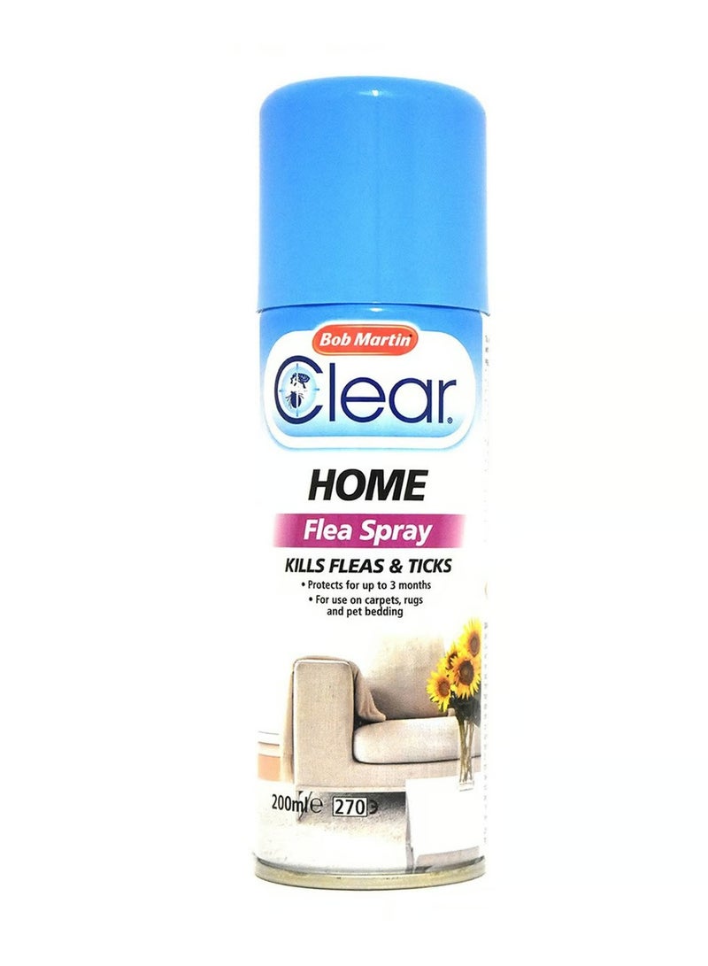 Bob Martin Clear Flea Spray Treatment For The Home 200 ML