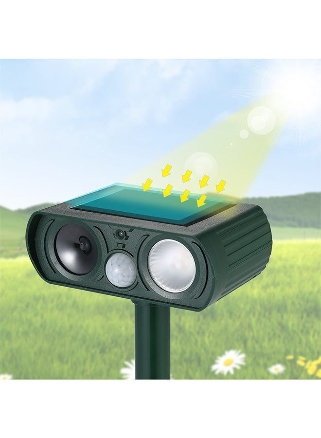 Solar Powered – Motion Activated Animal Repeller Green 14x37.5x9.3cm