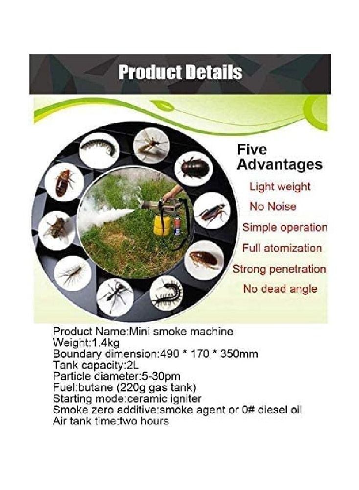 Fogging Machine-Portable Agricultural Sprayer Killing Pests
