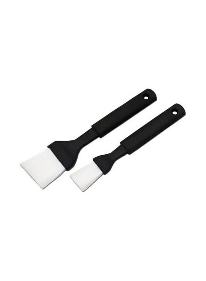 2-Piece Basting Brush Set Black/White