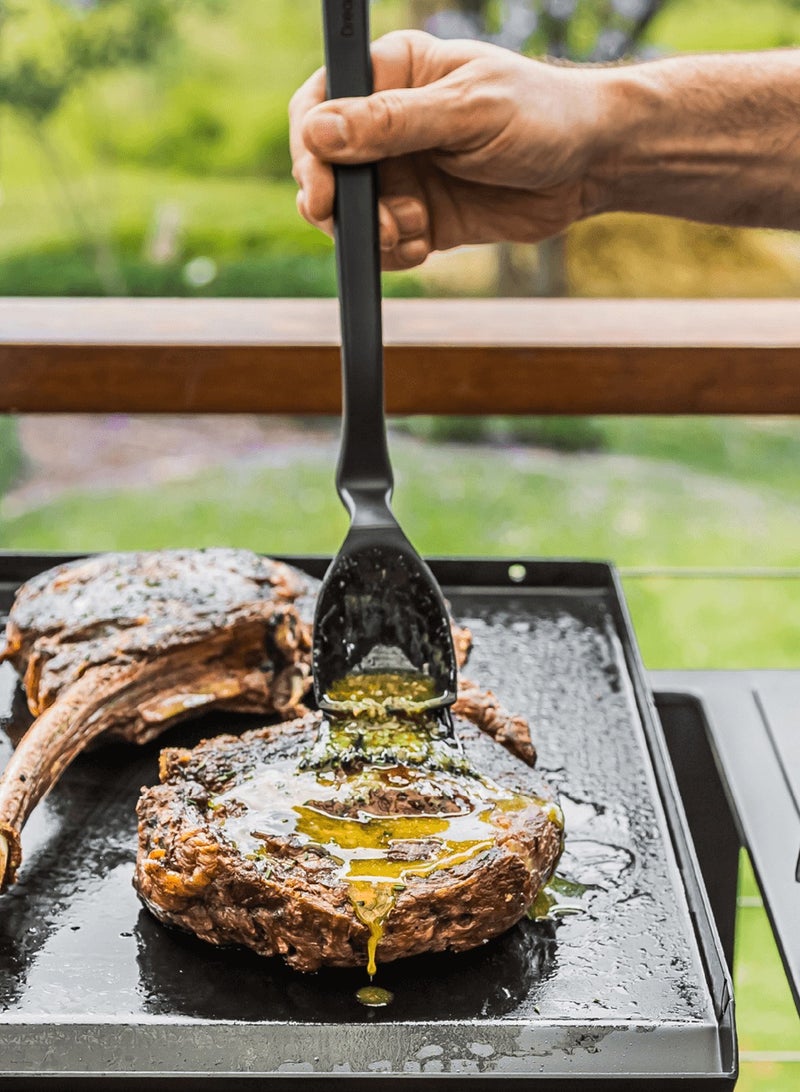 BBQ Brizzle - Scoop Baste Drizzle Brush, Black