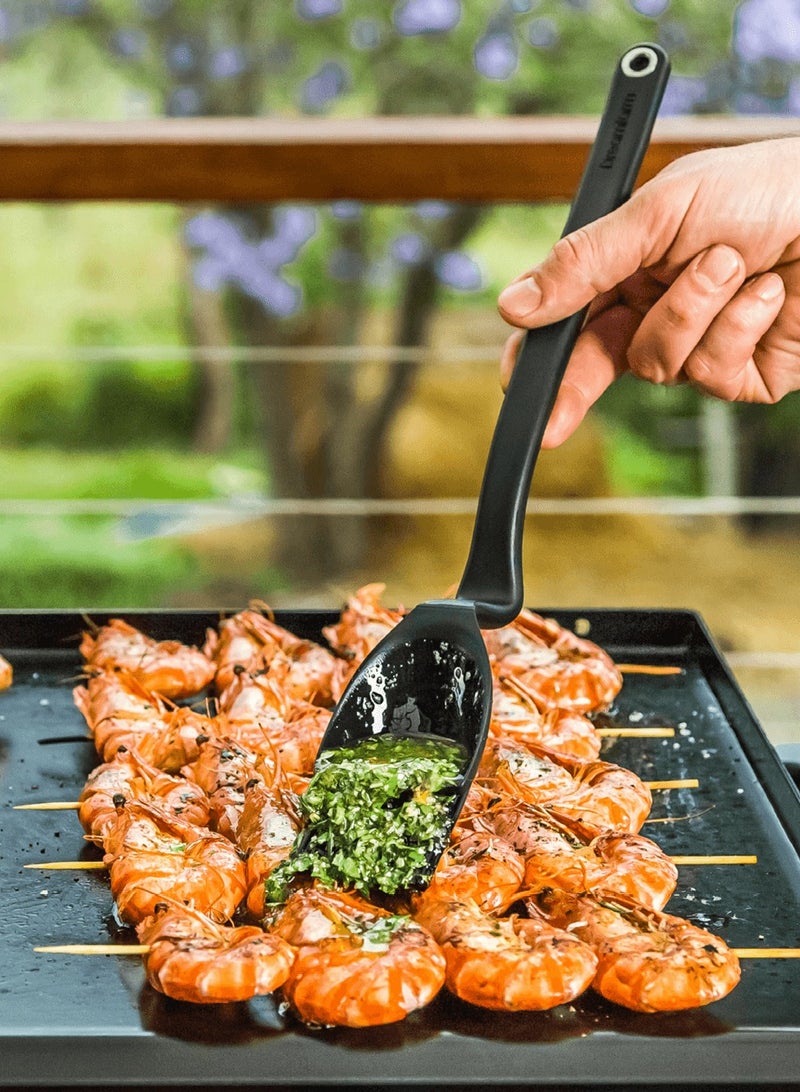 BBQ Brizzle - Scoop Baste Drizzle Brush, Black