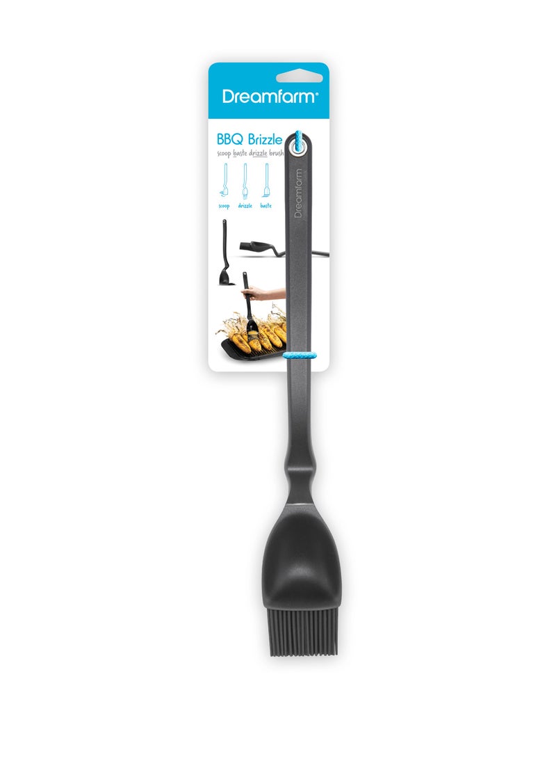 BBQ Brizzle - Scoop Baste Drizzle Brush, Black